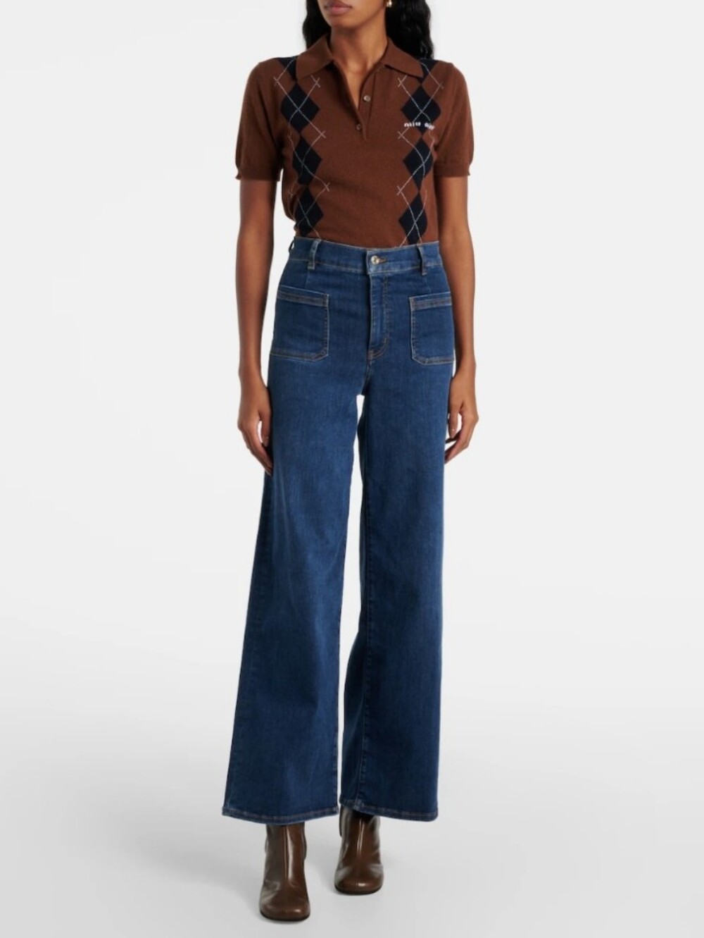 Frame Le Slim Palazoo Wide-Leg Jeans Size 27